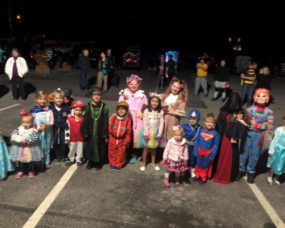 Families join Trunk or Treat 2019